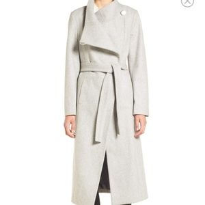 NEW! Kenneth Cole NY Wool Blend Maxi Wrap Coat
